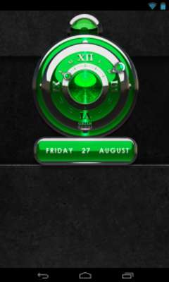 Play Green S Analog Clock Widget  Play Green S Analog Clock Widget