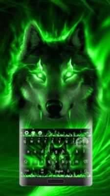 Play Green Wolf Moon Animal Keyboard 