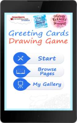 Play Greeting Cards Drawing Game 