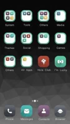 Play Grey Hola Launcher Theme Play Grey Hola Launcher Theme