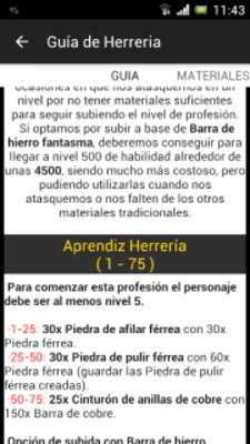 Play Guía Profesiones para WoW Free 