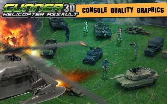 Play Gunner Helicopter Assault 3D 