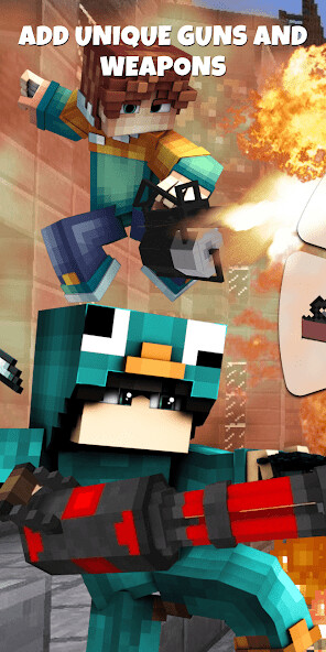 Play GUNS MOD FOR MINECRAFT 