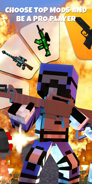 Play GUNS MOD FOR MINECRAFT 