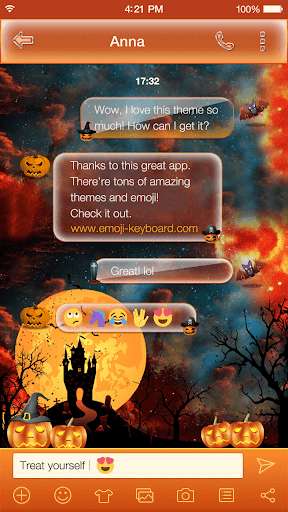 Play APK Halloween Day emoji Keyboard  and enjoy Halloween Day emoji Keyboard with UptoPlay emoji.keyboard.emoticonkeyboard