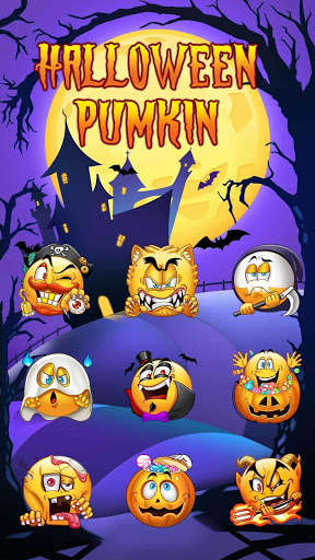 Play APK Halloween Emojis Stickers  and enjoy Halloween Emojis Stickers with UptoPlay com.simejikeyboard 