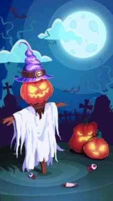 Play Halloween Pumpkin. GO Weather EX Theme 