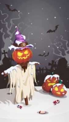 Play Halloween Pumpkin. GO Weather EX Theme 