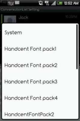 Play Handcent Font Pack4 