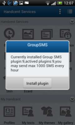 Play Handcent GroupSMS Plugin 16 