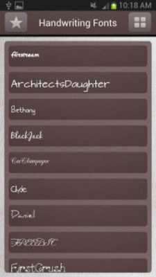 Play Handwriting Fonts Free 