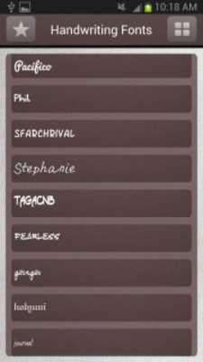 Play Handwriting Fonts Free 