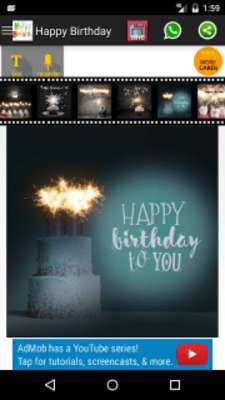 Play Happy Birthday Card & Frame 