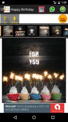 Play Happy Birthday Card & Frame 