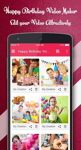 Play APK Happy Birthday Video Maker With Music  and enjoy Happy Birthday Video Maker With Music with UptoPlay creativefoto.happybirthday.videomaker