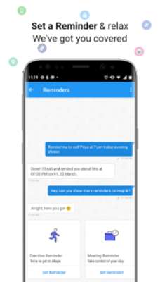 Play Haptik Assistant - Reminders, Flights, Daily Quiz 