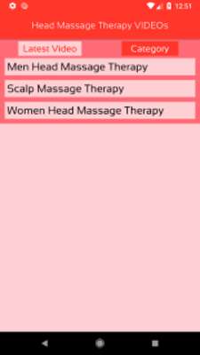 Play Head Massage Therapy VIDEOs 