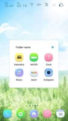 Play Healing Forest Launcher theme 