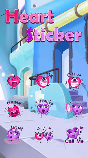 Play APK Heart Emoji Sticker  and enjoy Heart Emoji Sticker with UptoPlay com.simejikeyboard