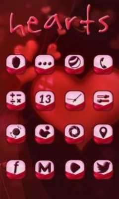 Play Hearts. GO Launcher EX Theme 