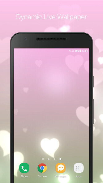 Play Hearts Live Wallpaper 