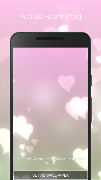 Play Hearts Live Wallpaper 