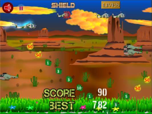 Play Helicopter Flying Desert 