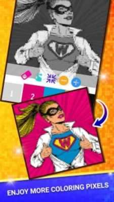 Play Hero Numbers - Number Coloring Play Hero Numbers - Number Coloring