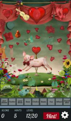 Play Hidden Object - Crazy Hearts 
