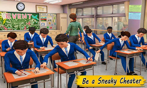 High School Cheating Boy Cheater Bob School Games online game with UptoPlay