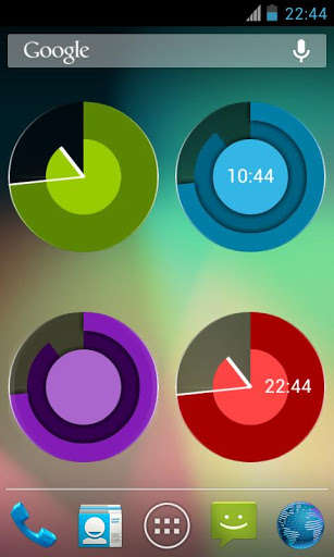 Play APK Holo Clock Widget  and enjoy Holo Clock Widget with UptoPlay com.holoware.holoclock