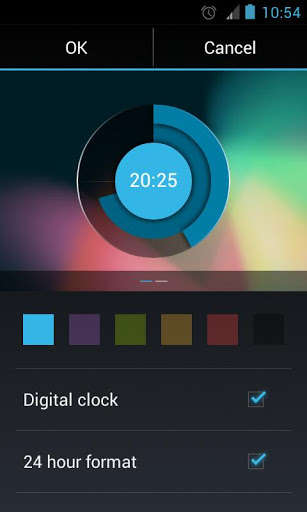 Play APK Holo Clock Widget  and enjoy Holo Clock Widget with UptoPlay com.holoware.holoclock
