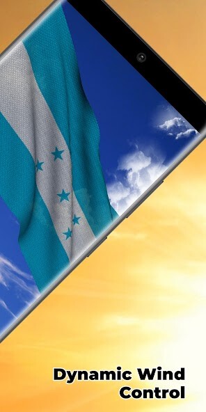 Play APK Honduras Flag Live Wallpaper  and enjoy Honduras Flag Live Wallpaper with UptoPlay com.app4joy.honduras_free