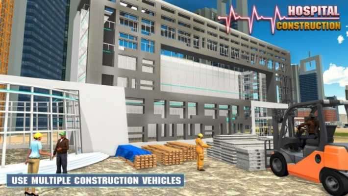 Play Hospital Building Construction Games City Builder 