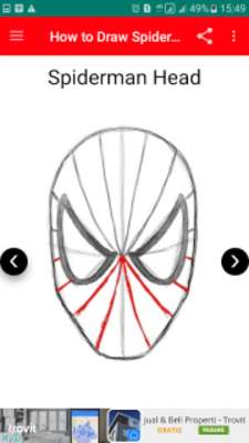 Play How To Draw Spider-Man Head 