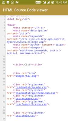 Play HTML Sourcecode viewer browser 