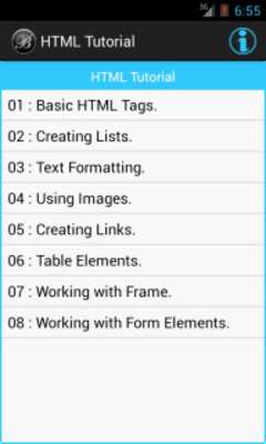 Play HTML Tutorial Programs 