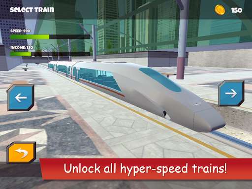 Play Hyperloop: futuristic train simulator 