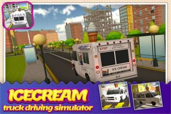 Play IceCream Delivery Truck Sim 3D 