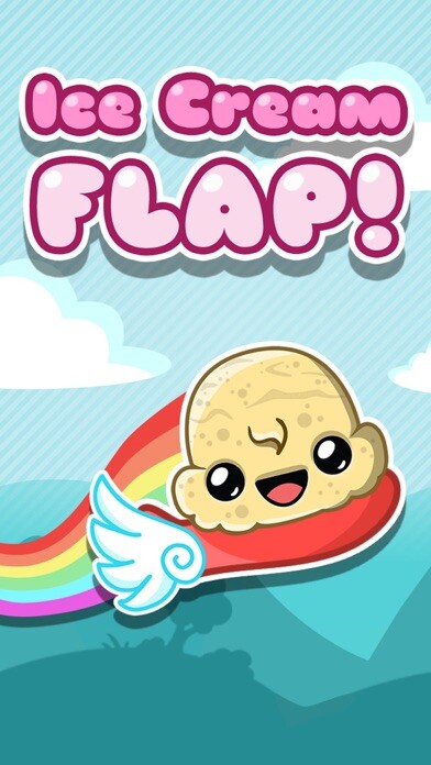 Play APK Ice Cream Flap  and enjoy Ice Cream Flap with UptoPlay com.retrodreamer.FlappyScoop.android.free