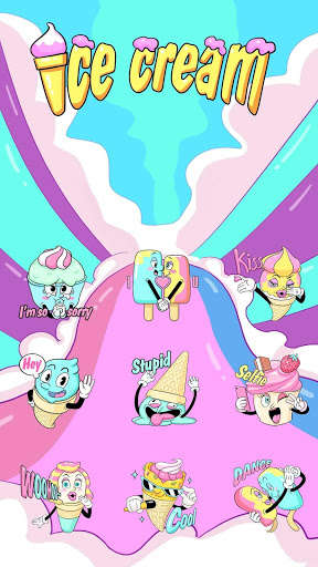 Play APK Ice Cream Keyboard Sticker  and enjoy Ice Cream Keyboard Sticker with UptoPlay com.simejikeyboard 