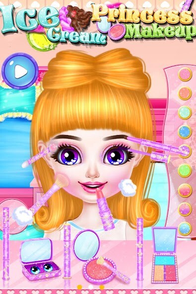 Play APK Ice Cream Princess Makeup  and enjoy Ice Cream Princess Makeup with UptoPlay com.fatcat.IceCreamPrincessMakeup