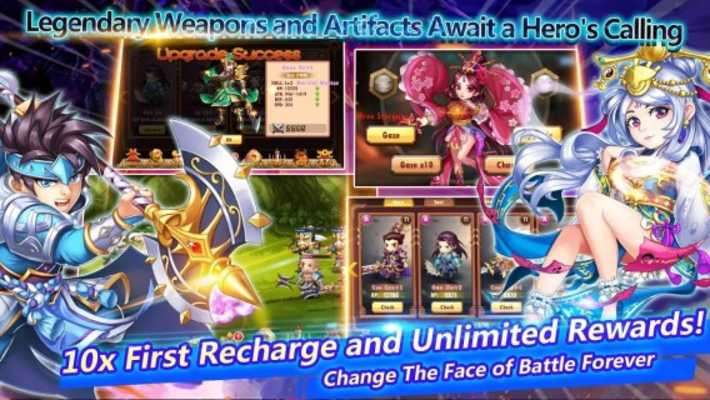 Play Idle kingdoms：10x Gold of 1st Top up 