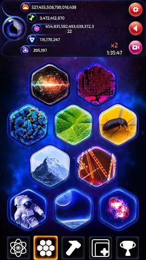 Play APK Idle World Atom  and enjoy Idle World Atom with UptoPlay com.aviadorapps.idleuniverseatom
