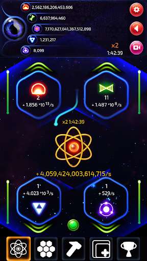 Play APK Idle World Atom  and enjoy Idle World Atom with UptoPlay com.aviadorapps.idleuniverseatom