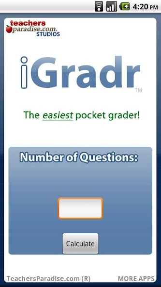 Play APK iGradr Teacher Pocket Grader  and enjoy iGradr Teacher Pocket Grader with UptoPlay com.teachersparadise.iGradr