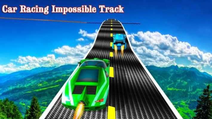 Play Impossible Extreme Track Car Stunts Racing 3D 
