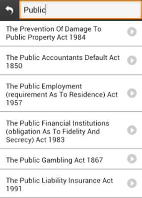 Play Indian Bare Acts (Law Books) 
