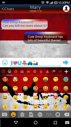 Play APK Indonesia Emoji Keyboard Theme  and enjoy Indonesia Emoji Keyboard Theme with UptoPlay emoji.keyboard.emoticonkeyboard