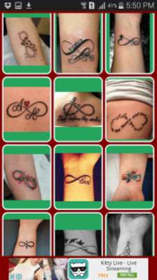 Play Infinity Tattoo Designs 